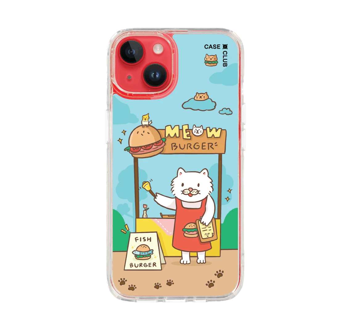 persian cat meow burger